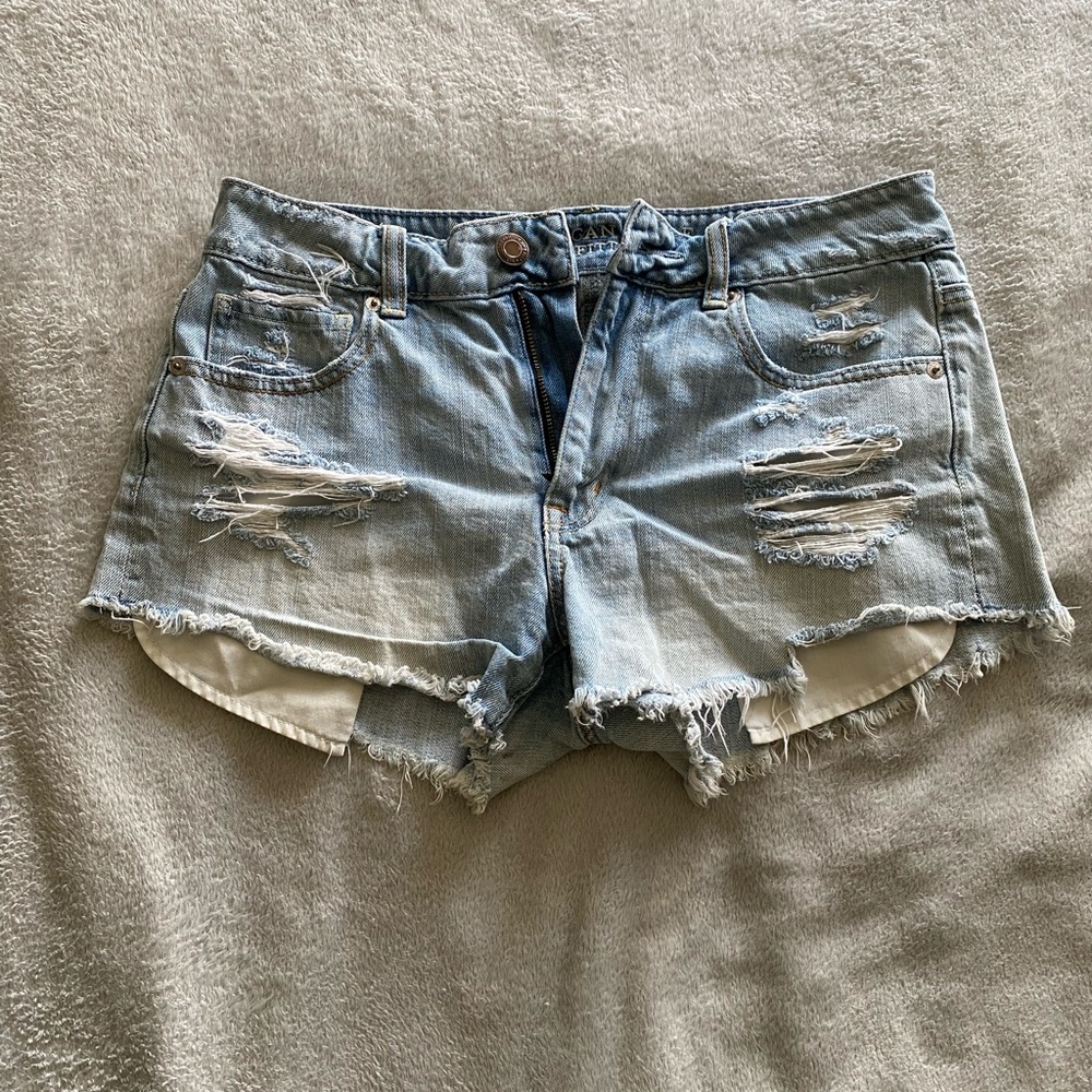 American Eagle Light Wash Shorts
